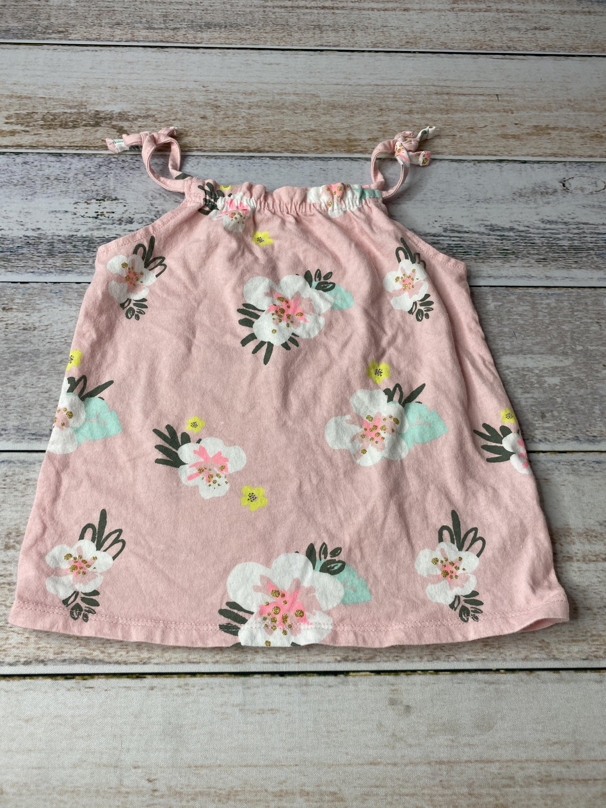 Jumping Beans Girls pink | Flowers Tank Top Size: 4T pink | Flowers