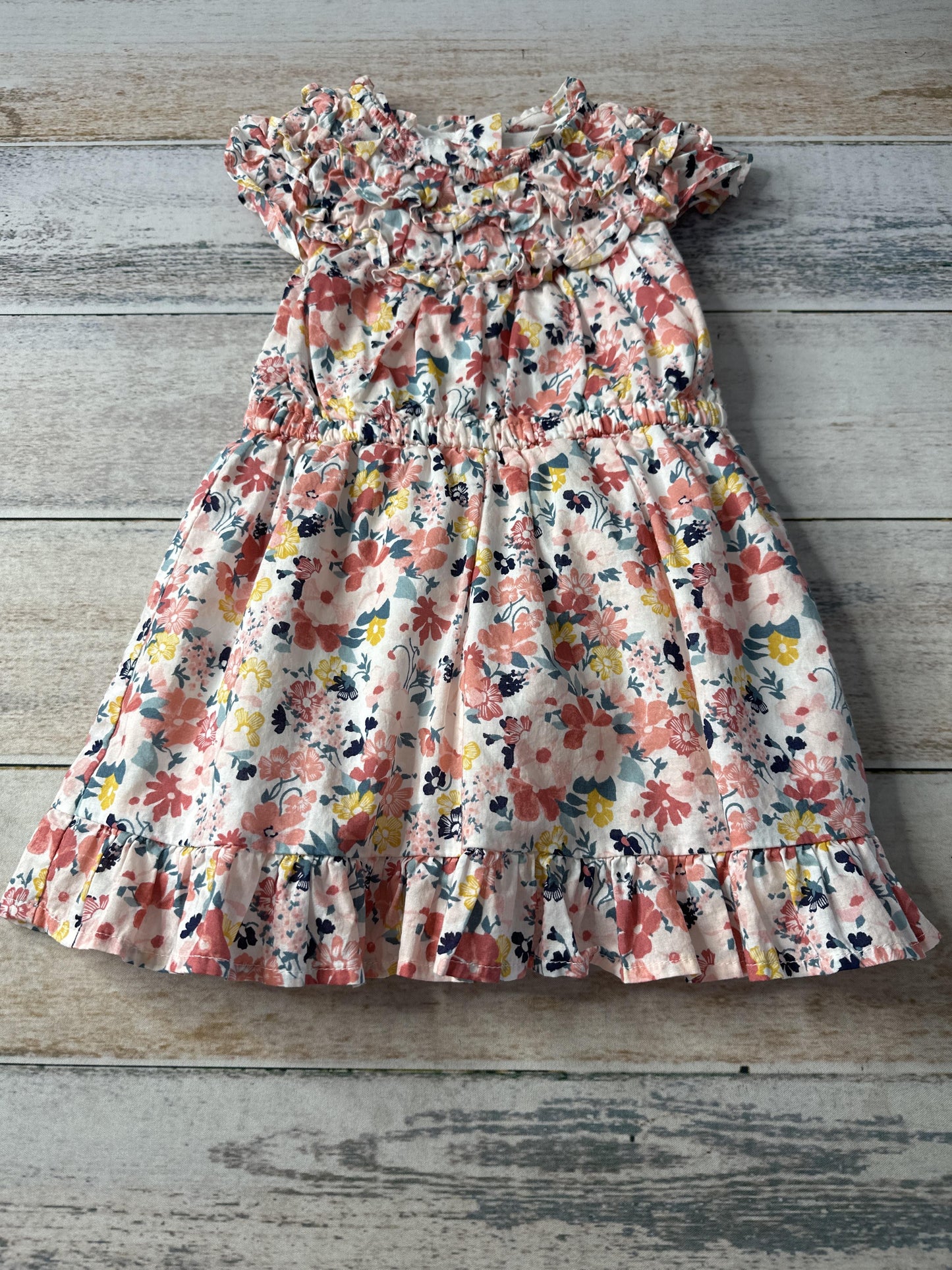 Janie and Jack Girls pink | Flowers Dress Size: 18-24 months pink | Flowers