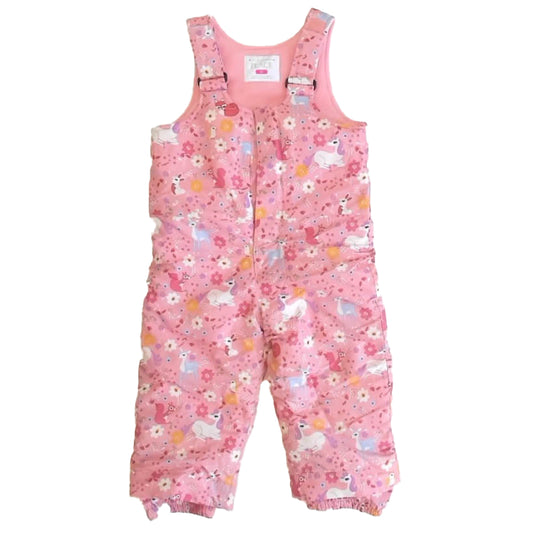 The Children's Place Girls Pink Forest Snow Pants Size: 2T Pink Forest