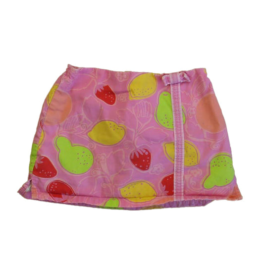Lilly Pulitzer Girls PInk Fruit Skirt Size: 2T PInk Fruit