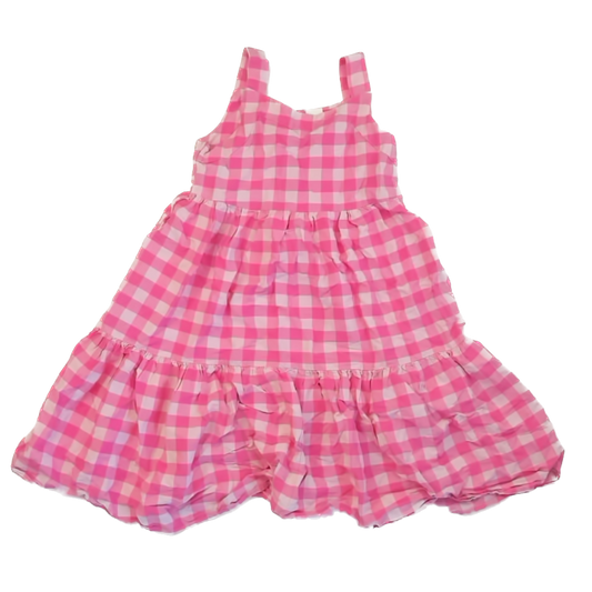 There Abouts Girls Pink Gingham Dress Size: 6 Years Pink Gingham