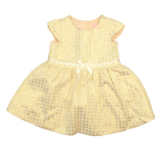 The Children's Place Girls Pink | Gold Dress Size: 9-12 Months Pink | Gold