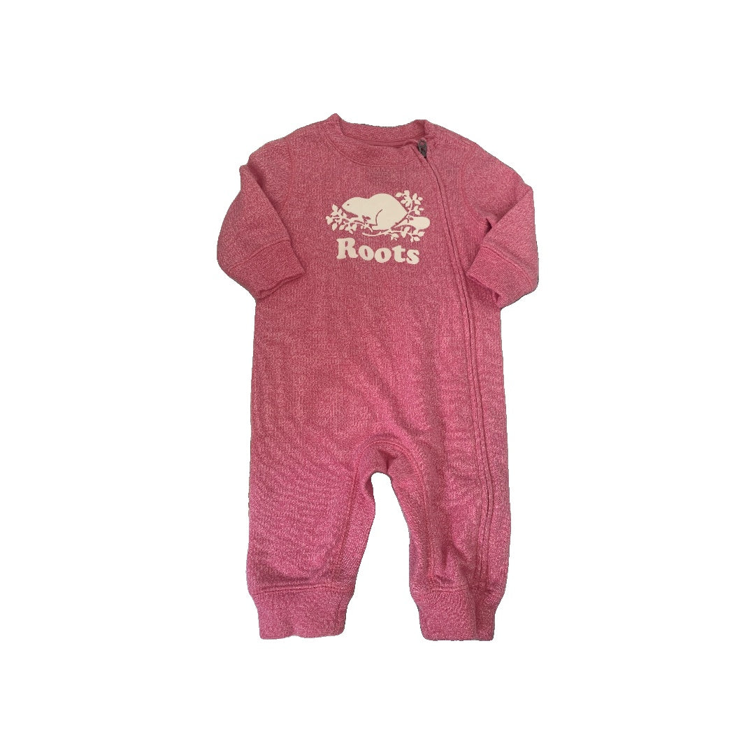 Baby Roots Unisex pink | Graphic Long Sleeve Outfit Size: 3-6 months pink | Graphic