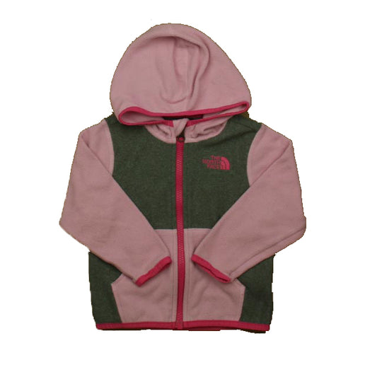 The North Face Girls Pink | Gray Fleece Size: 12-18 Months