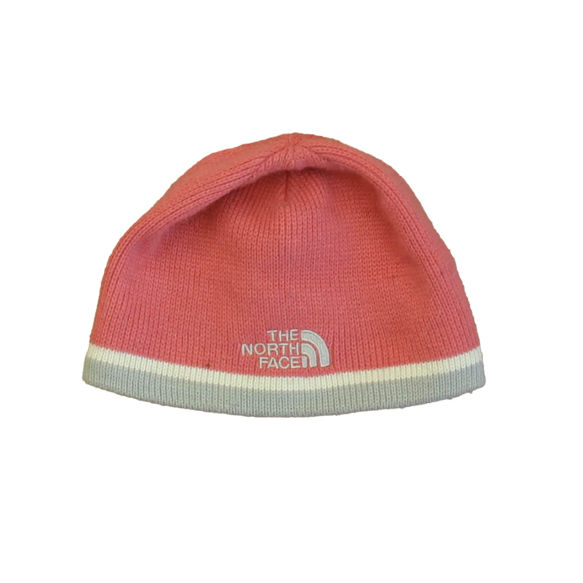 The North Face Girls Pink | Gray Winter Hat Size: 12-24 Months Pink | Gray