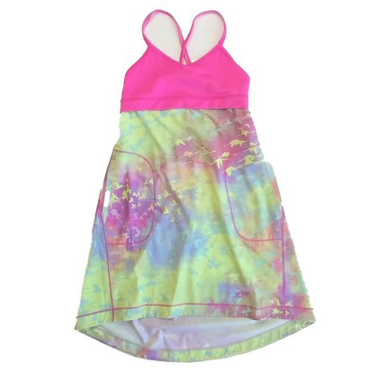 Ivivva Girls Pink | Green Dress Size: 8 Years Pink | Green