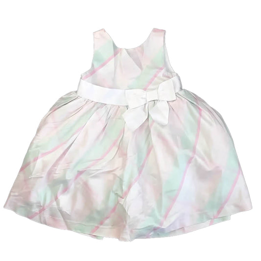 Janie and Jack Girls Pink | Green Special Occasion Dress Size: 2T Pink | Green