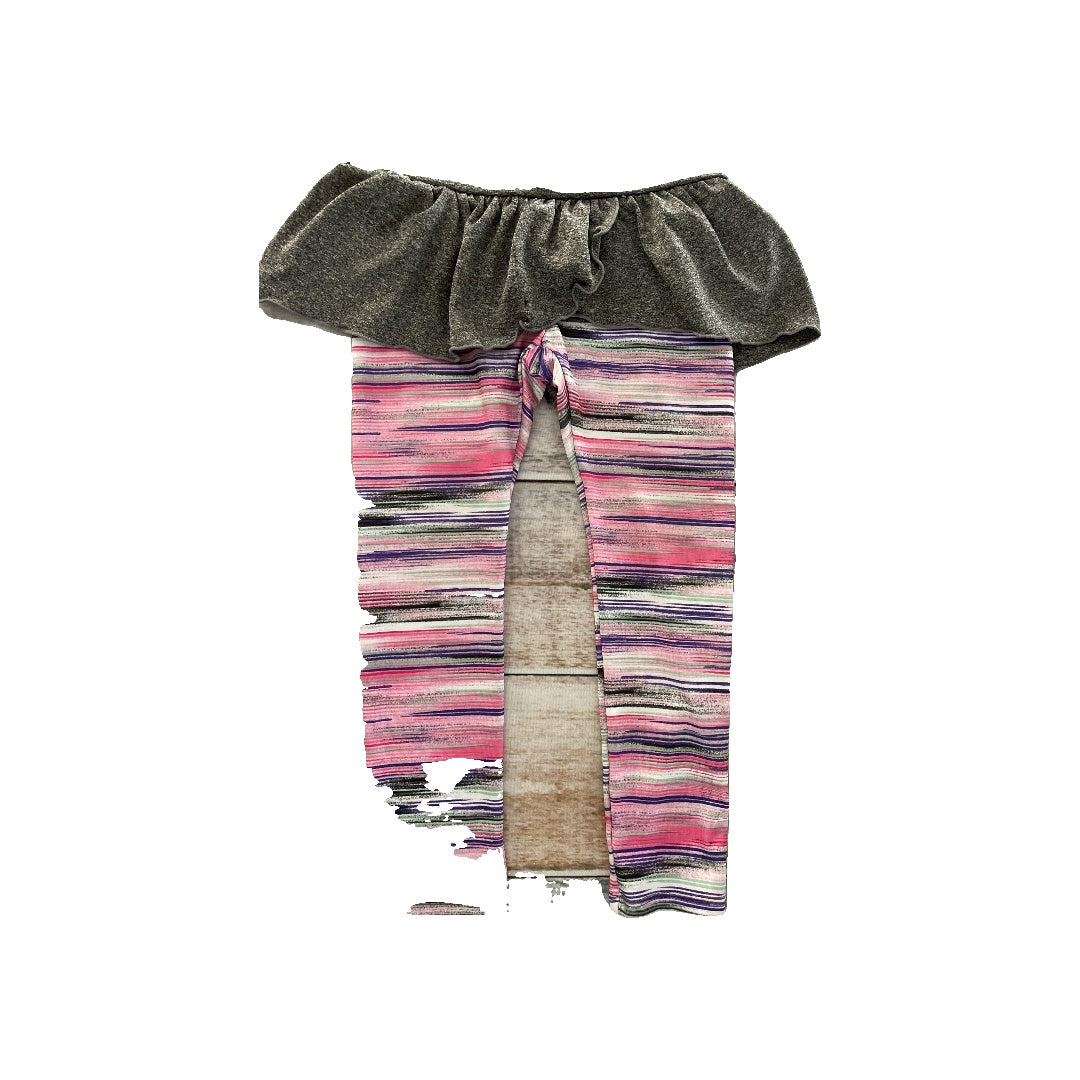 Champion Girls pink | Grey | Stripe Pants Size: 3T pink | Grey | Stripe