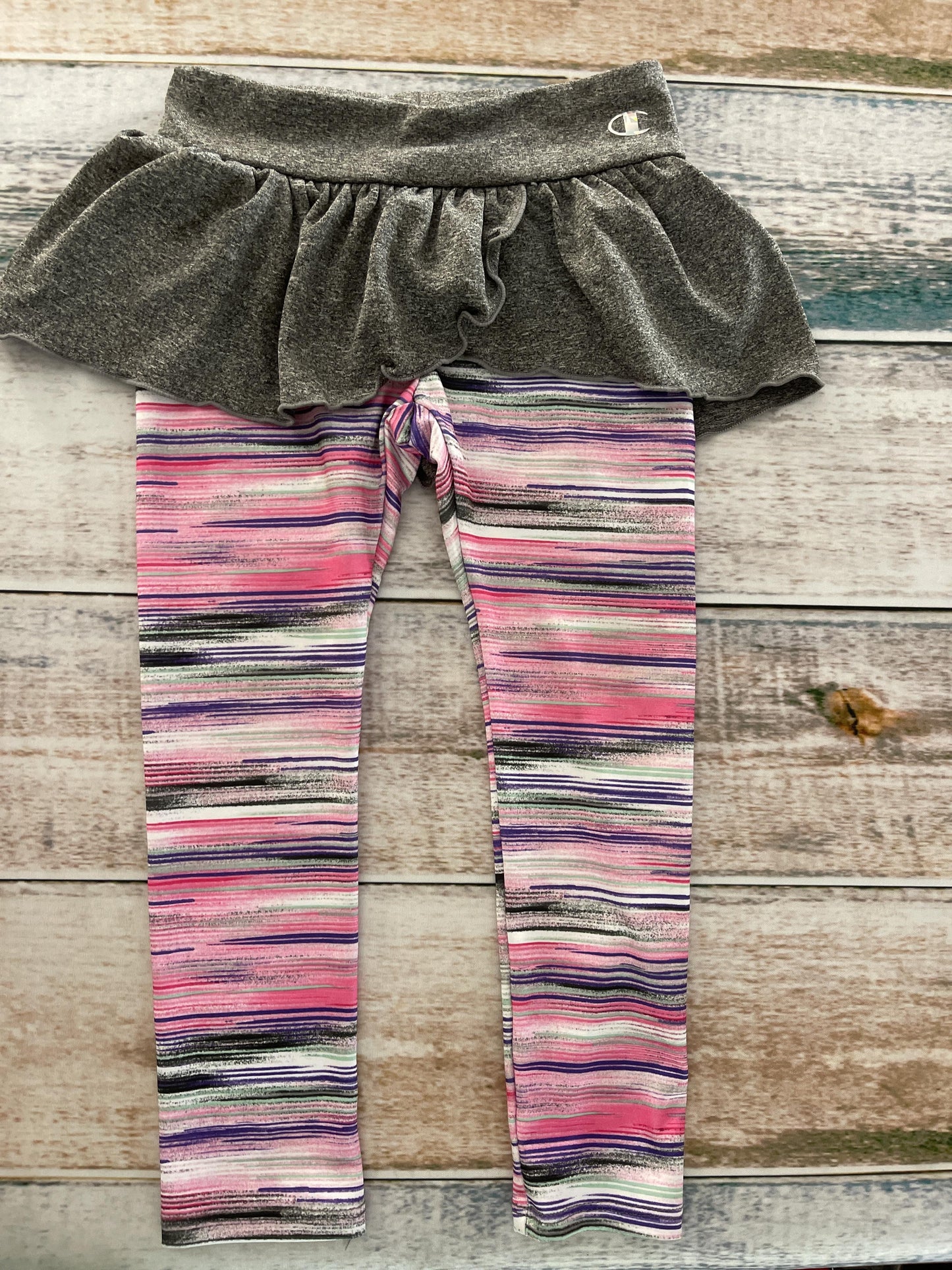 Champion Girls pink | Grey | Stripe Pants Size: 3T pink | Grey | Stripe