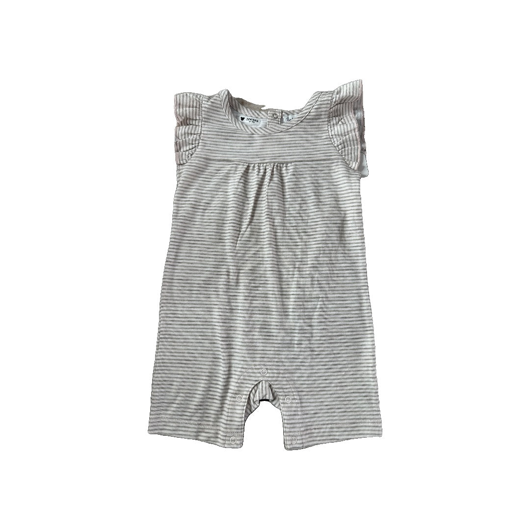 Splendid Girls pink | Grey Romper Size: 12-18 months pink | Grey