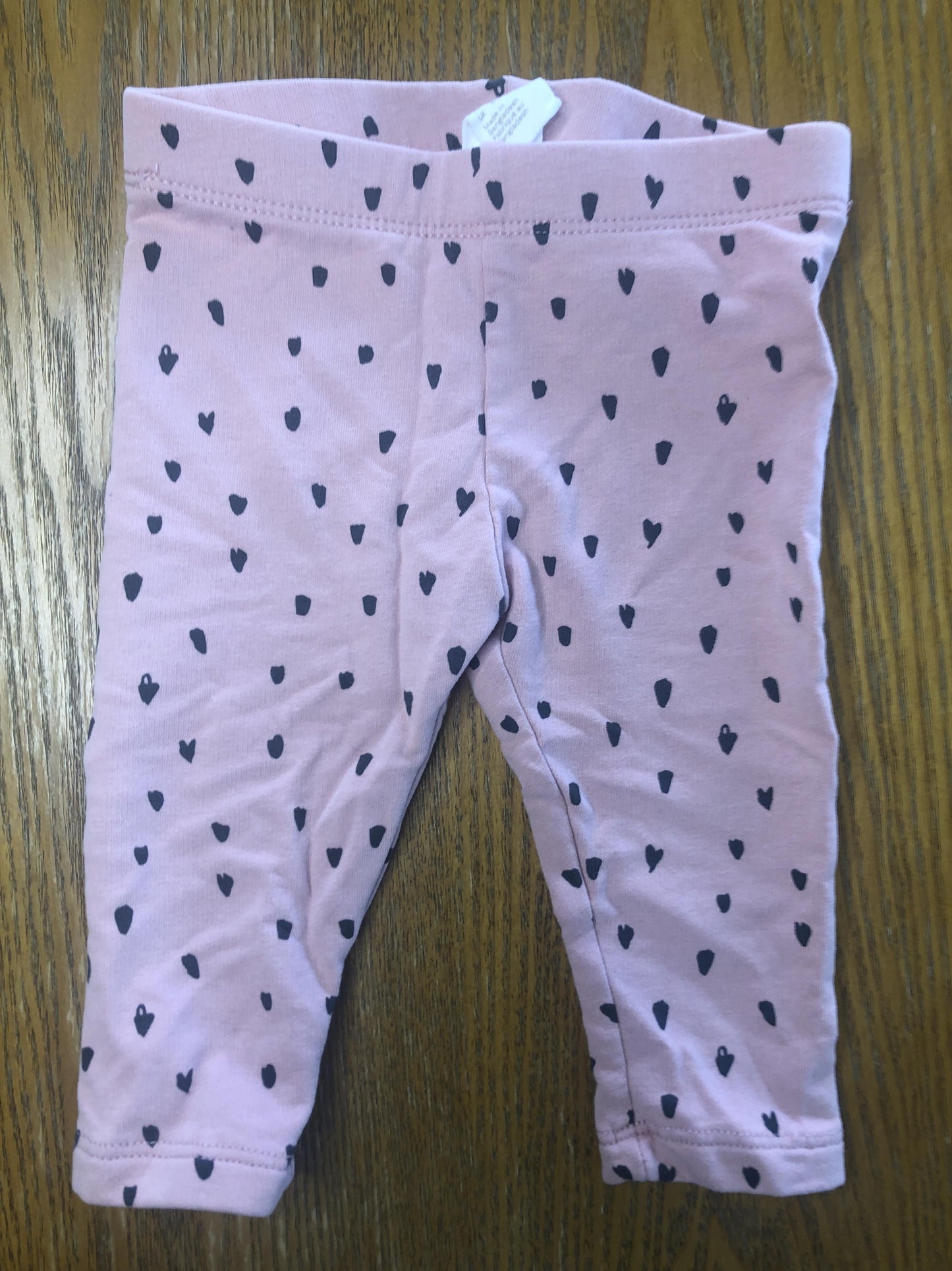 H&M Girls pink | Grey Pants Size: 3-6 months pink | Grey
