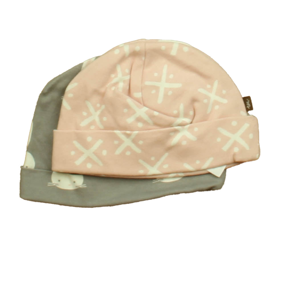 Tea Girls Pink | Grey Hat Size: 6-9 Months Pink | Grey
