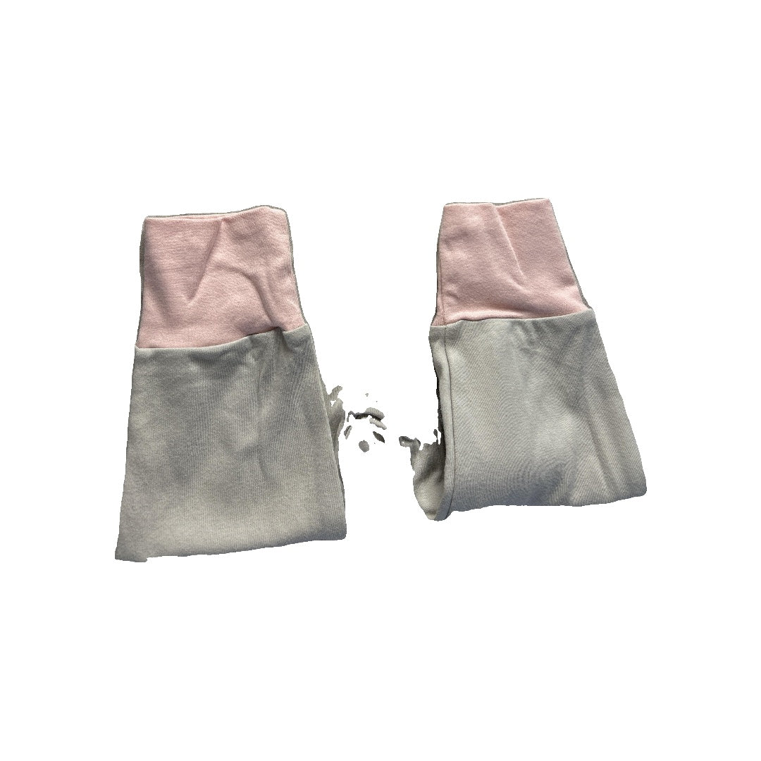 Teach Leanbh Girls pink | Grey Romper Size: 12-18 months pink | Grey