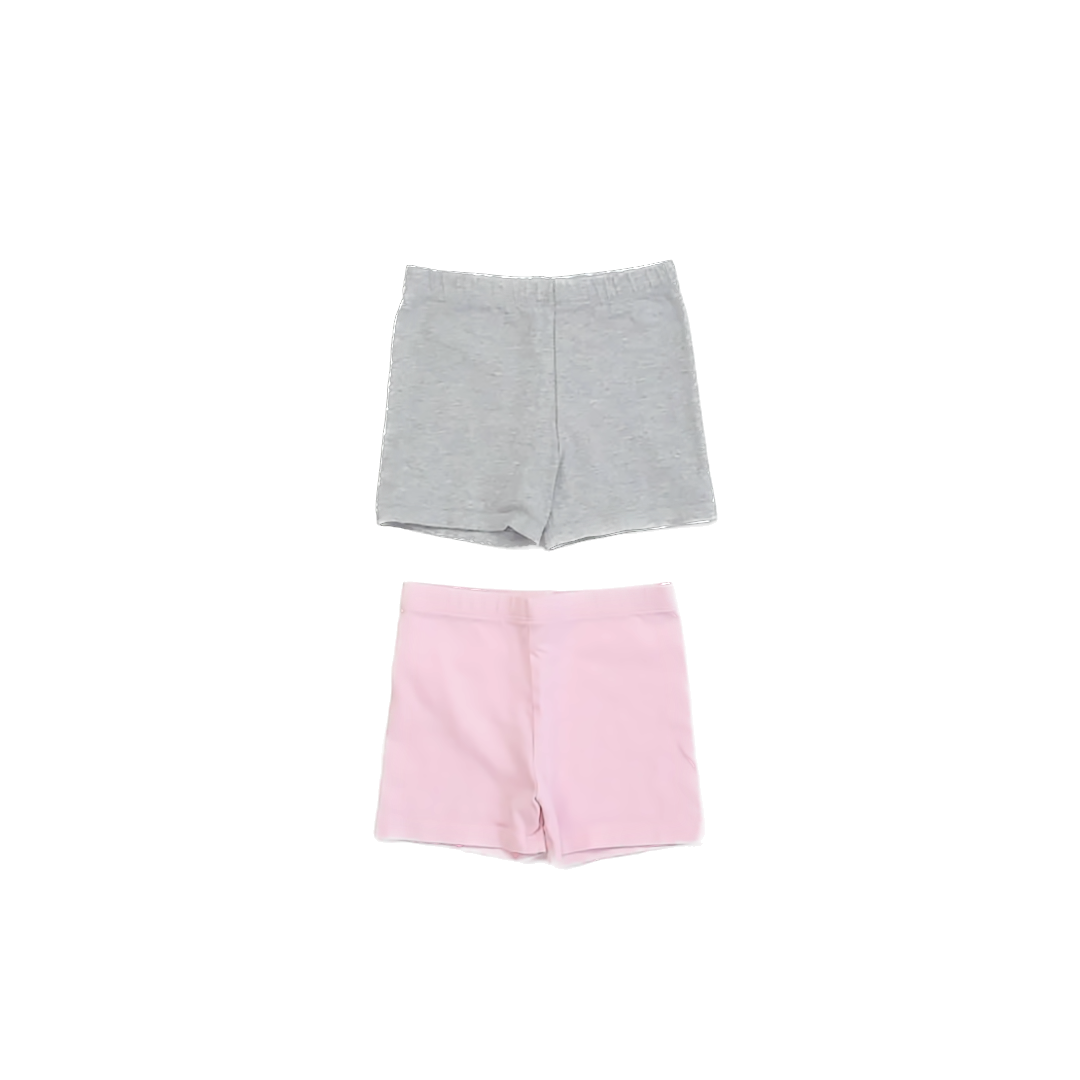 Primary Girls Pink | Grey Cargo Shorts Size: 4T Pink | Grey