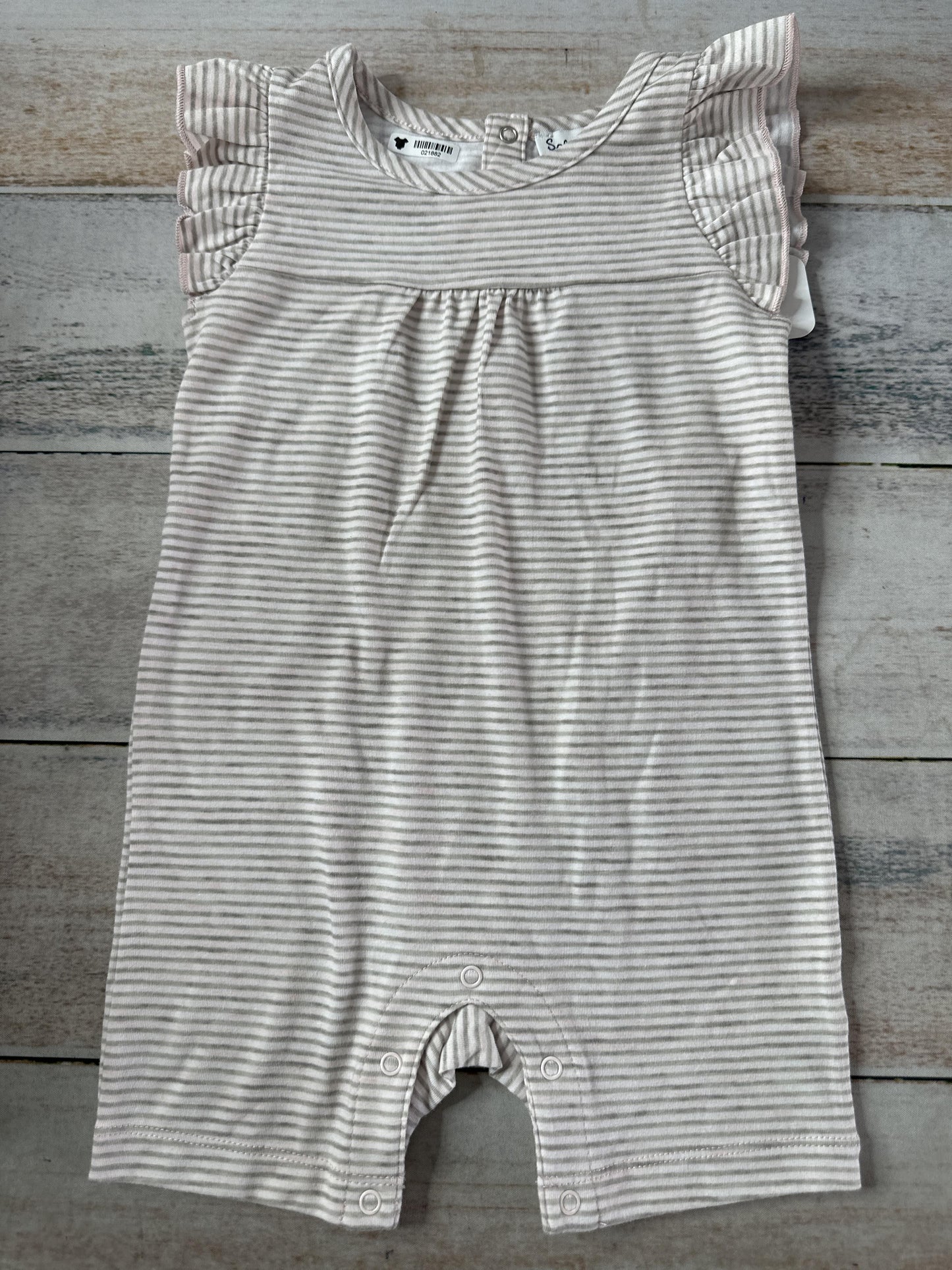 Splendid Girls pink | Grey Romper Size: 12-18 months pink | Grey