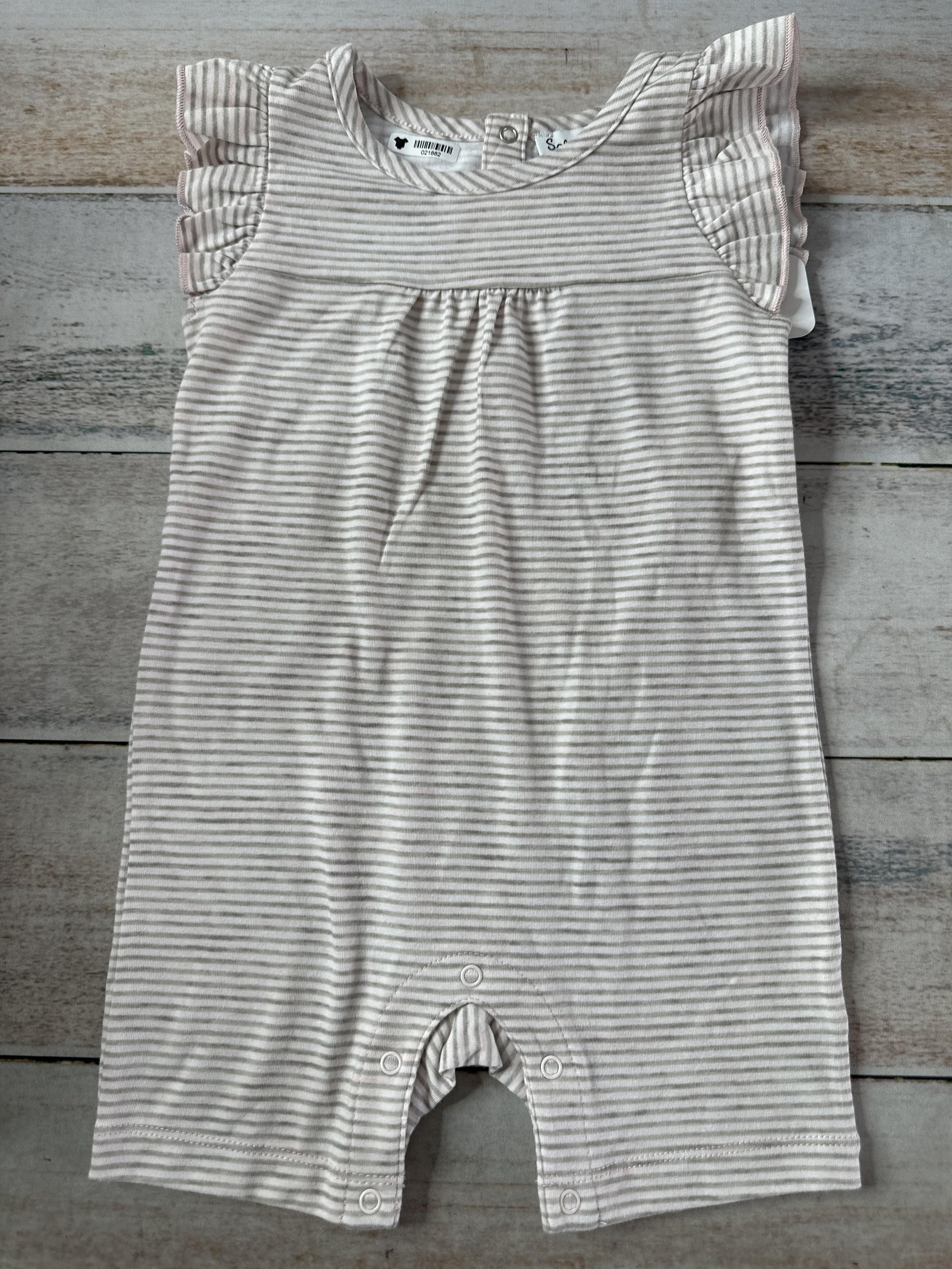 Splendid Girls pink | Grey Romper Size: 12-18 months pink | Grey