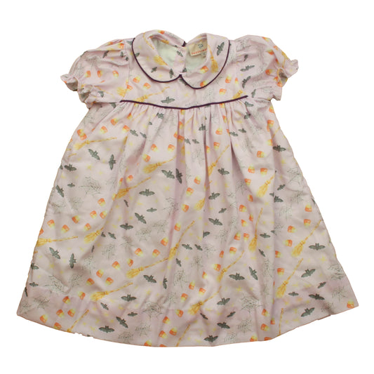 Smockingbird Girls Pink Halloween Dress Size: 4T Pink Halloween