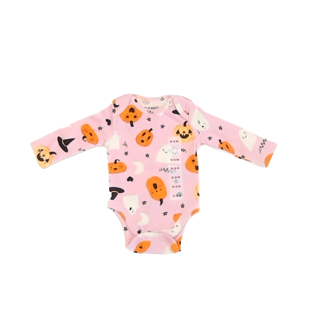 Old Navy Girls Pink | Halloween Long Sleeve Outfit Size: 0-3 Months Pink | Halloween