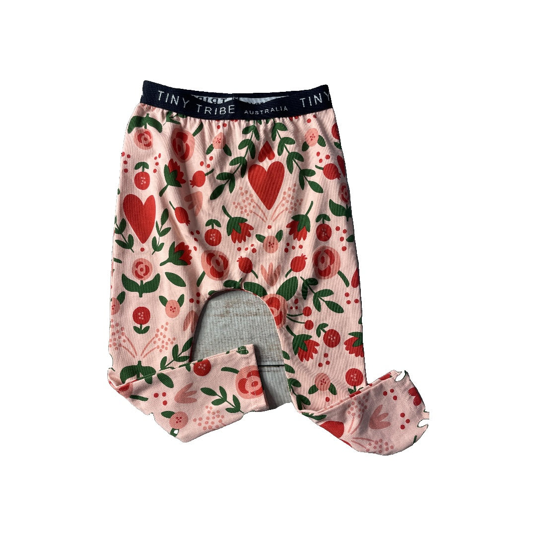 Tiny Tribe Girls pink | Hearts | Red Pants Size: 18-24 months pink | Hearts | Red