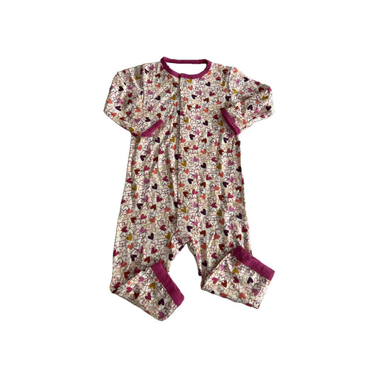 Magnetic Me Girls pink | Hearts Long Sleeve Outfit Size: 6-9 months pink | Hearts