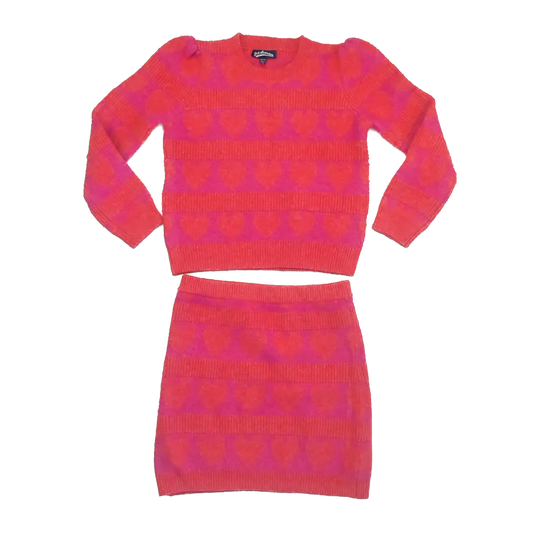 Freshman Girls Pink Hearts Apparel Sets Size: 8-10 years Pink Hearts