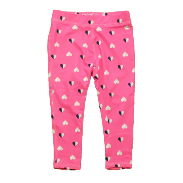 Rockets Of Awesome Girls Pink Hearts Athletic Pants Size: 2T Pink Hearts