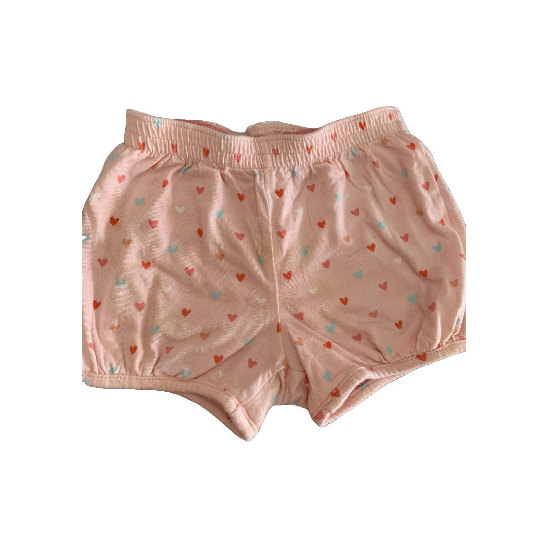 Girls pink | Hearts Shorts Size: 2T pink | Hearts