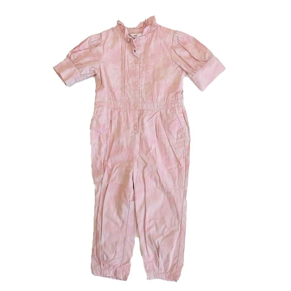 Janie and Jack Girls Pink Horses Long Sleeve Outfit Size: 3T Pink Horses