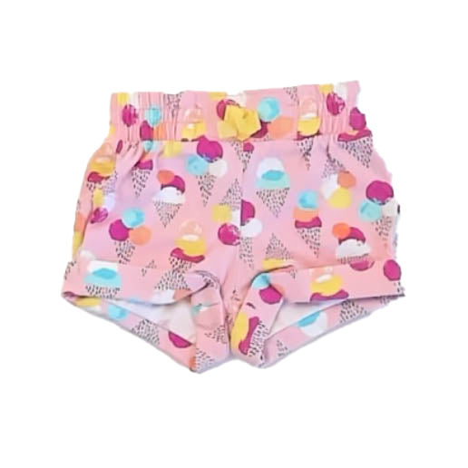Gymboree Girls Pink Ice Cream Shorts Size: 0-3 Months Pink Ice Cream
