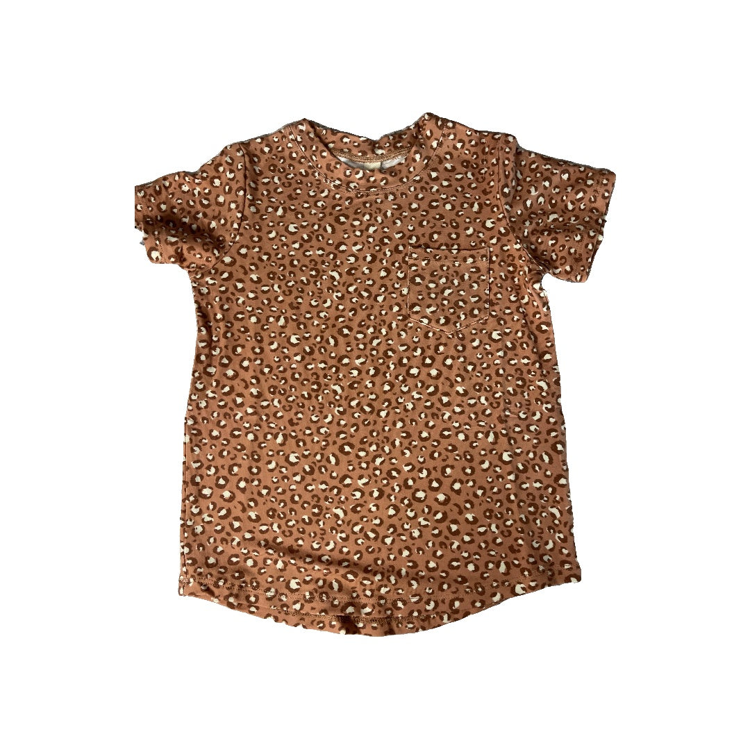 BabySprouts co Girls pink | Leopard print T-Shirt Size: 2T pink | Leopard print