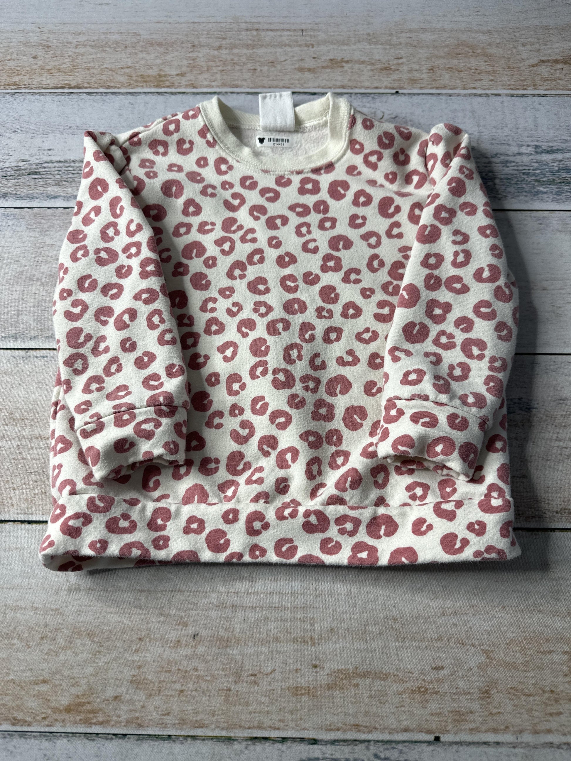 Mighty Girls pink | Leopard print Sweatshirt Size: 3T pink | Leopard print