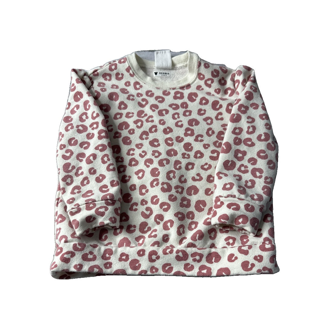 Mighty Girls pink | Leopard print Sweatshirt Size: 3T pink | Leopard print