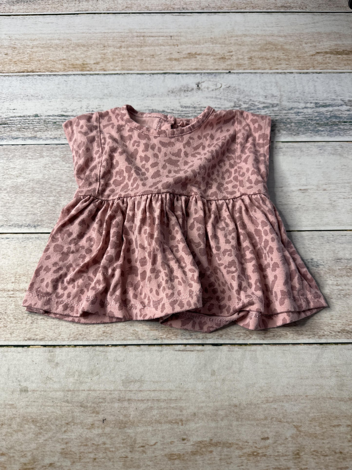 Jessica Simpson Girls pink | Leopard print Dress Size: 3-6 months pink | Leopard print