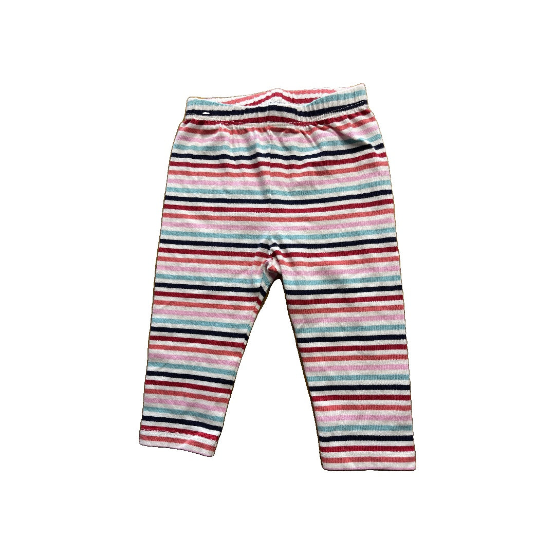Gap Girls pink | Light Blue | White | Stripe Pants Size: 12 months pink | Light Blue | White | Stripe