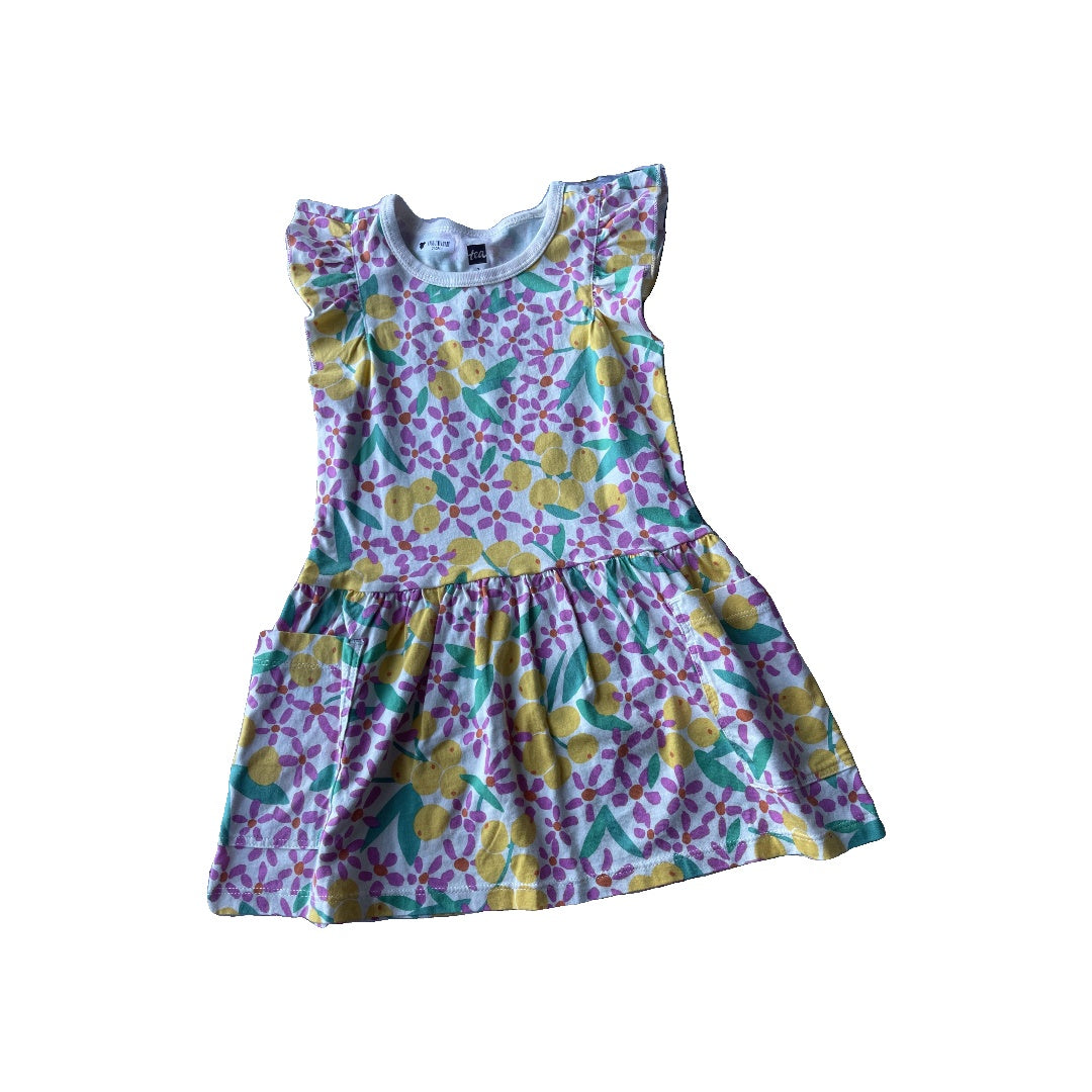 Tea Girls pink | light green | orange | Yellow Dress Size: 3 months pink | light green | orange | Yellow