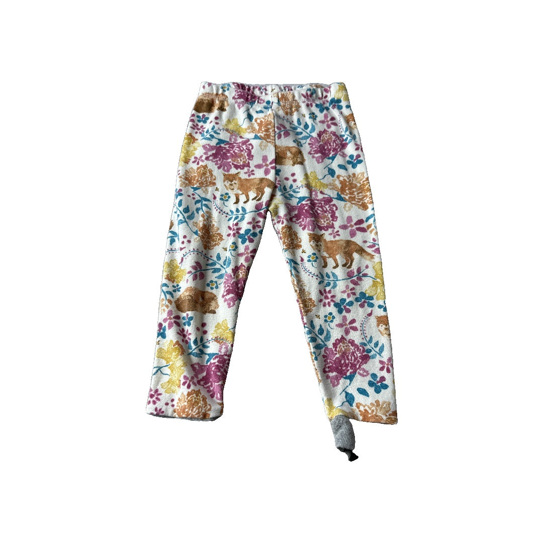 Burt's Bees Girls pink | light green | Yellow | Pink floral Pajamas Size: 2T pink | light green | Yellow | Pink floral