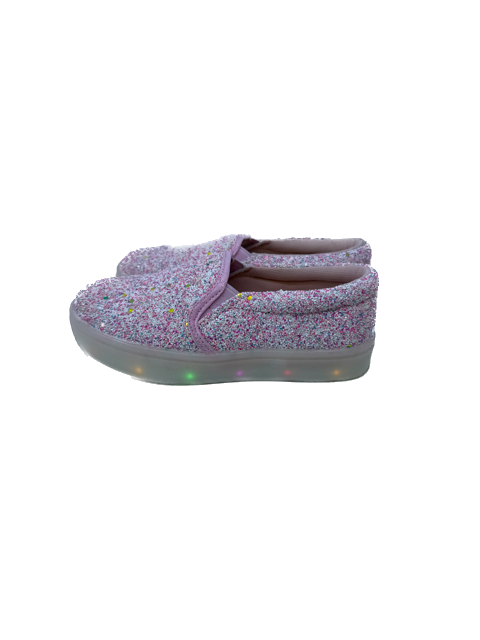 Fab Kids Girls Pink Light up Sneakers Size: 11 Little Kid Pink Light up