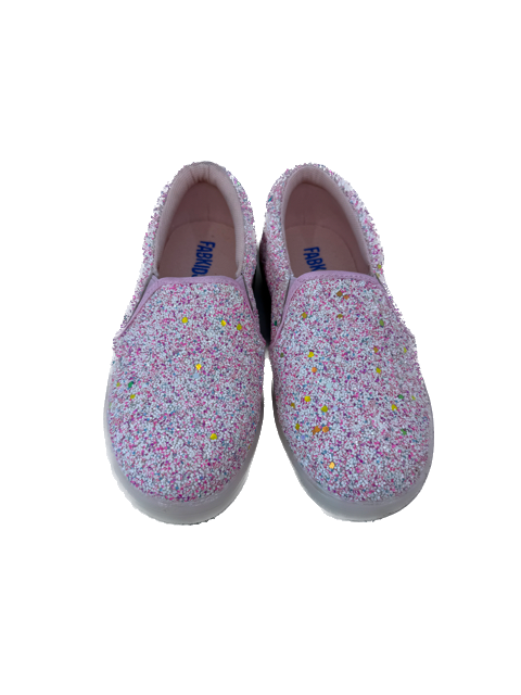 Fab Kids Girls Pink Light up Sneakers Size: 11 Little Kid Pink Light up