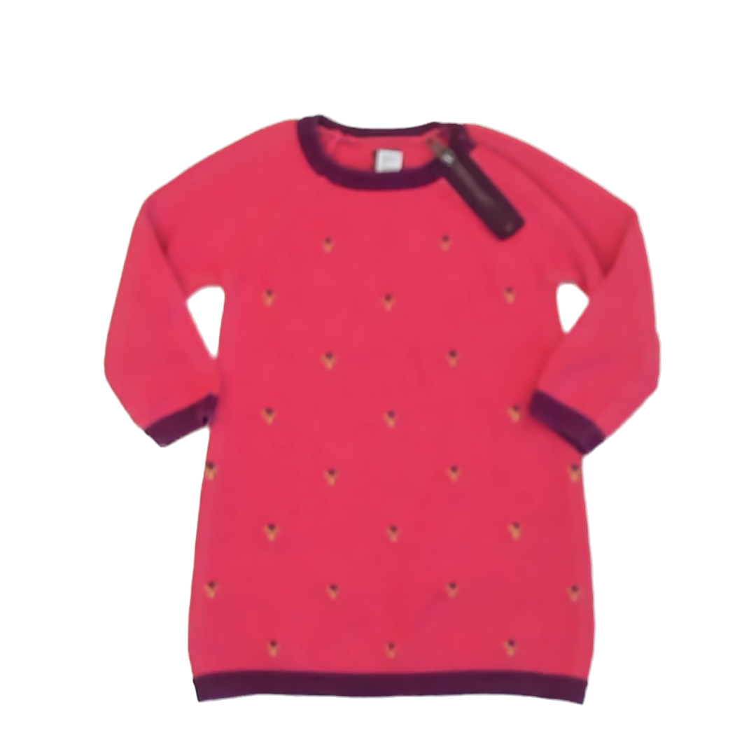 Tea Collection Girls Pink | Long Sleeve Sweater Dress Size: 4T Pink | Long Sleeve Sweater