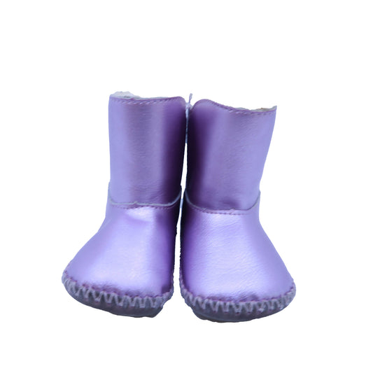 Uggs Girls Pink Metallic Boots Size: 2-3 Infant Pink Metallic