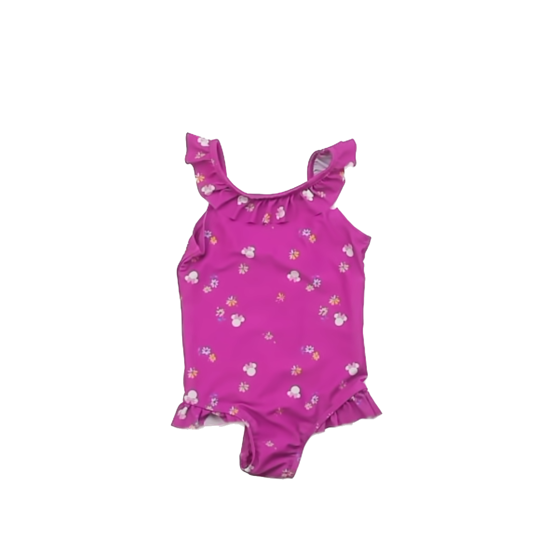 Gap x Disney Girls Pink | Minnie Mouse 1-piece Swimsuit Size: 4T Pink | Minnie Mouse
