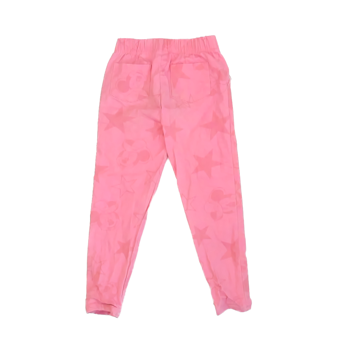 Disney Girls Pink Minnie Mouse Jeans Size: 6 Years Pink Minnie Mouse