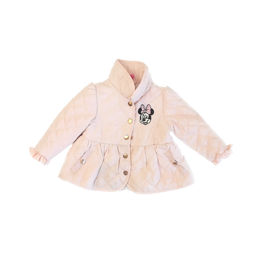 Disney Girls Pink Minnie Mouse Jacket Size: 2T Pink Minnie Mouse