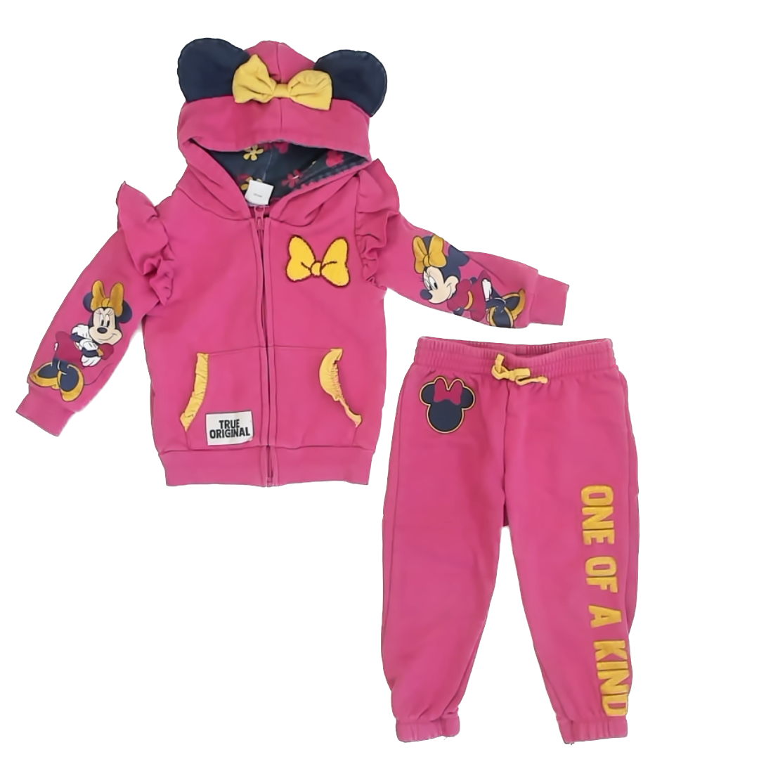 Minnie Mouse Girls Pink | Minnie Mouse Apparel Sets Size: 2T Pink | Minnie Mouse