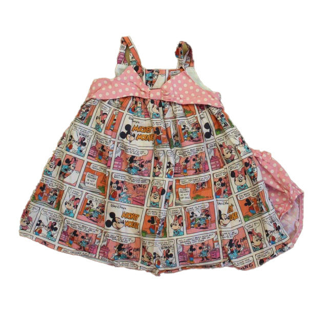Pippa & Julie Girls Pink Minnie Dress Size: 18 Months Pink Minnie