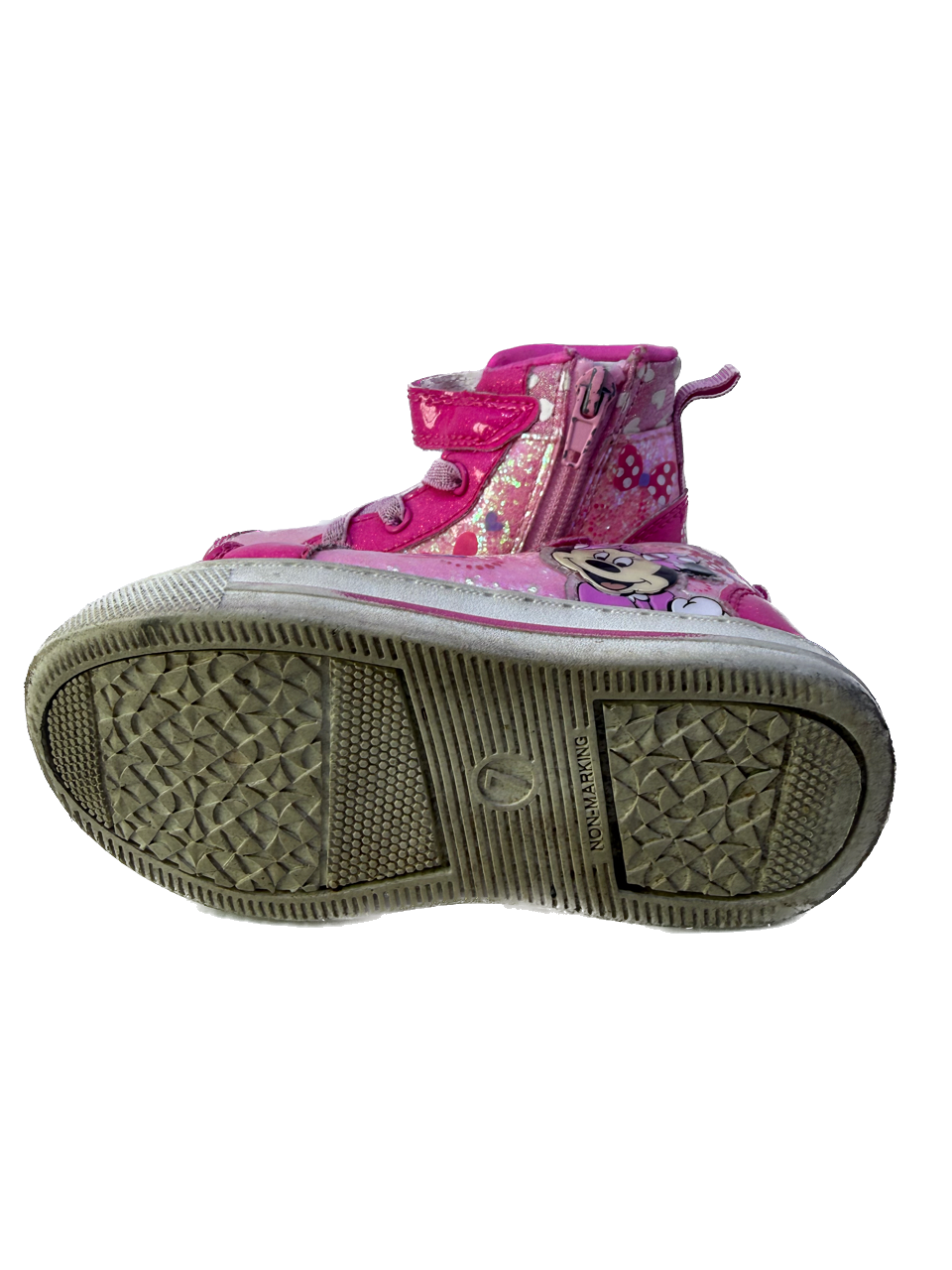 Disney Girls Pink Minnie Sneakers Size: Little Kid 7 Pink Minnie