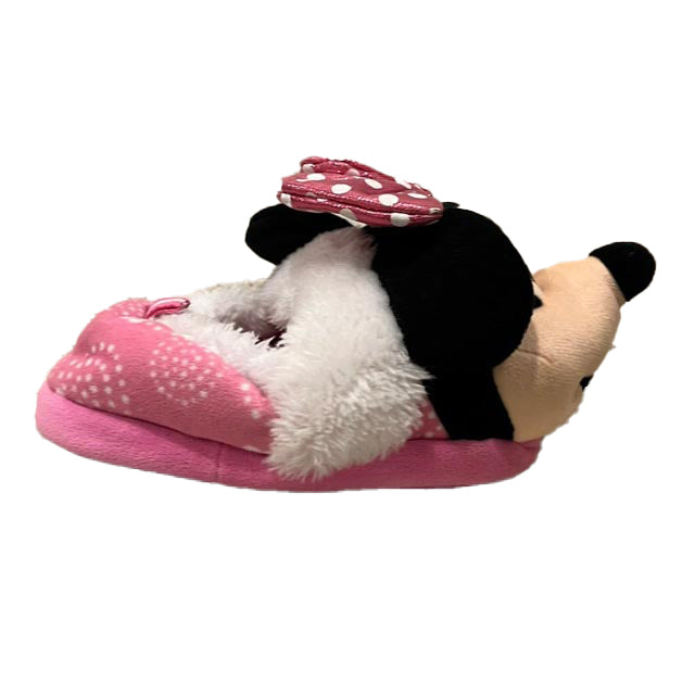 Disney Girls Pink Minnie Slippers Size: 7-8 Toddler Pink Minnie