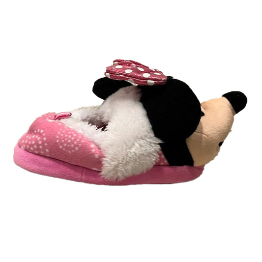 Disney Girls Pink Minnie Slippers Size: 7-8 Toddler Pink Minnie