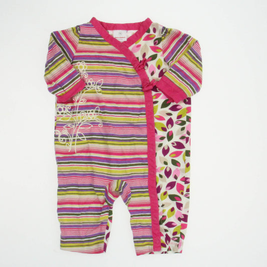 Hanna Andersson Girls Pink Multi Long Sleeve Outfit Size: 6-12 Months Pink Multi