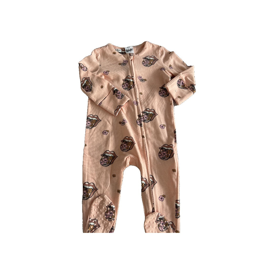 Cotton:on Kids Girls pink | Music Pajamas Size: 6-9 months pink | Music